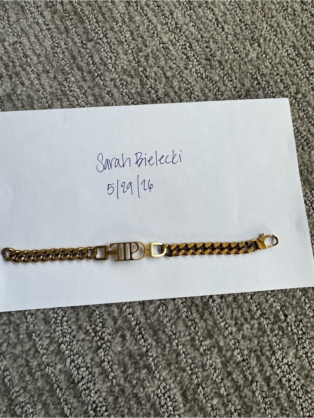 TTPD Gold Link Bracelet